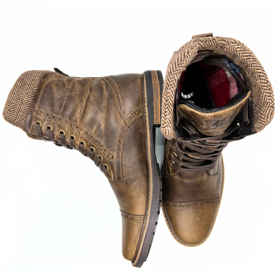 Botas Quin Paño, Tierra 100% Cuero