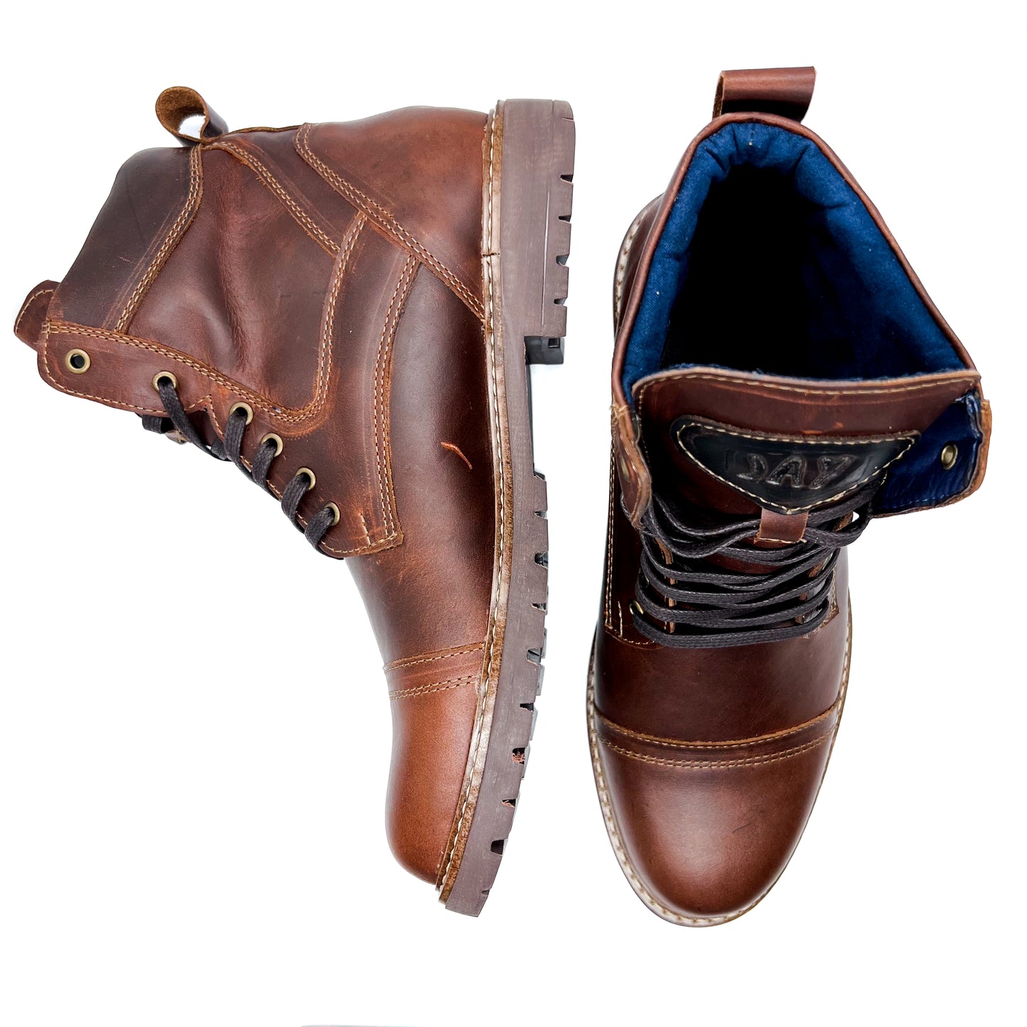 Botas Quin Cafe 100% Cuero