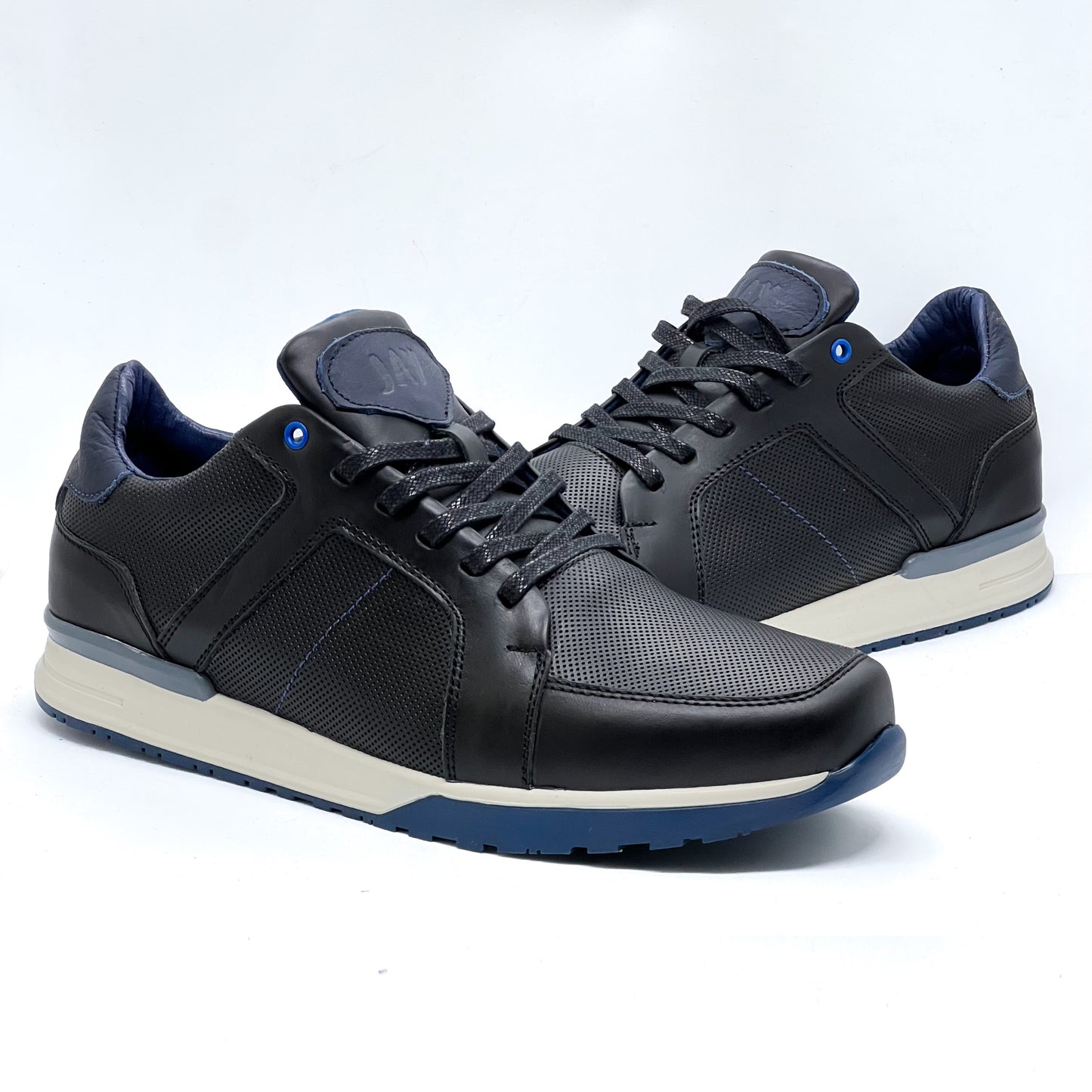 Sneakers Quin Negro 100% Cuero