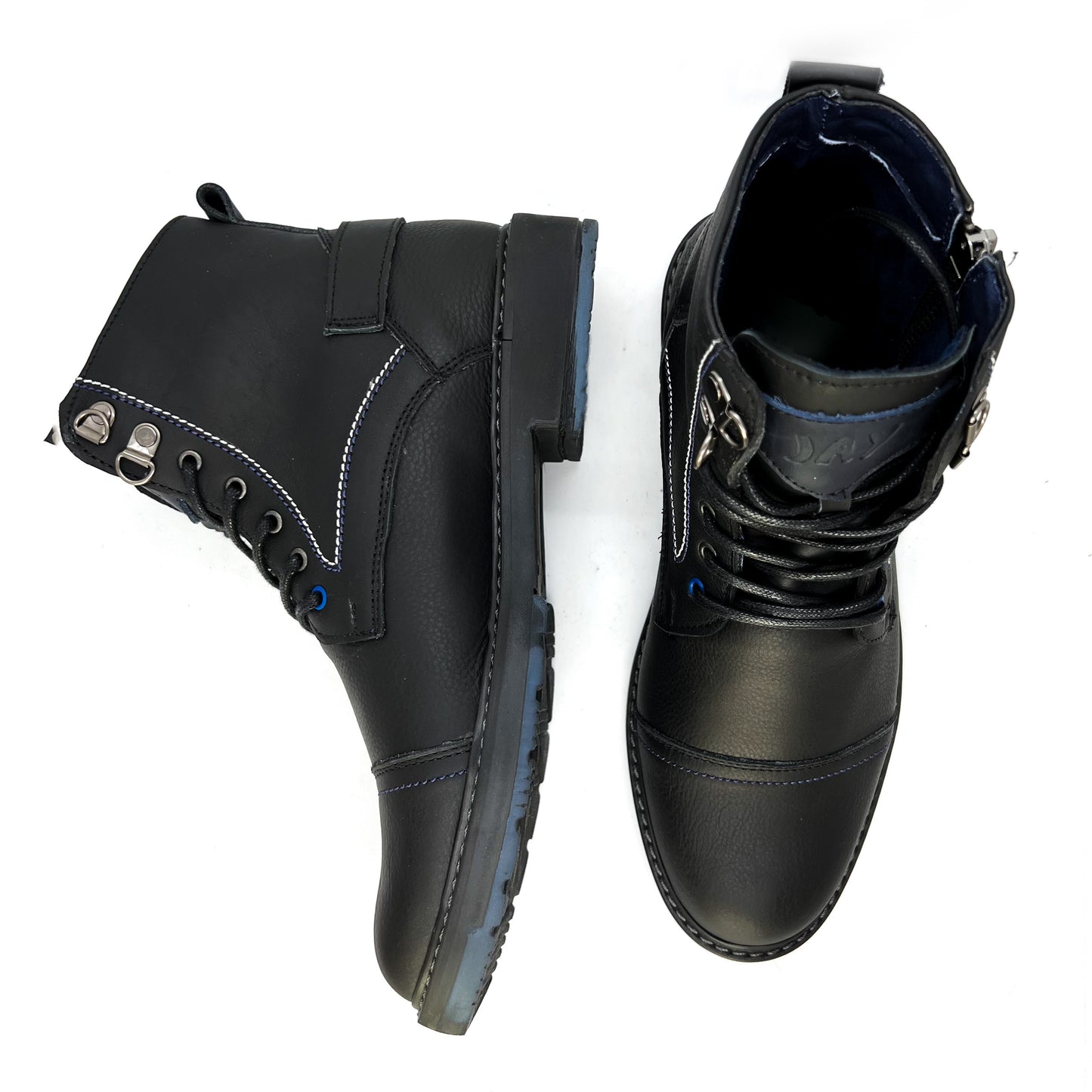 Botas Quin Negro Carbon, 100% Cuero