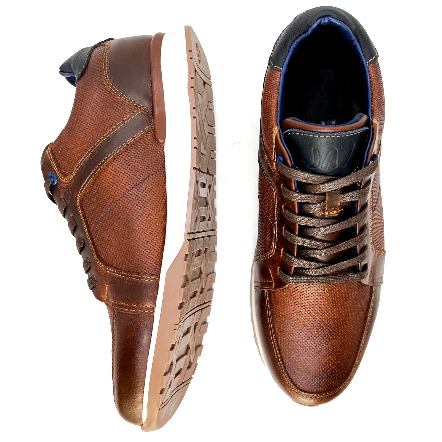 Sneakers Quin Cognac 100% Cuero