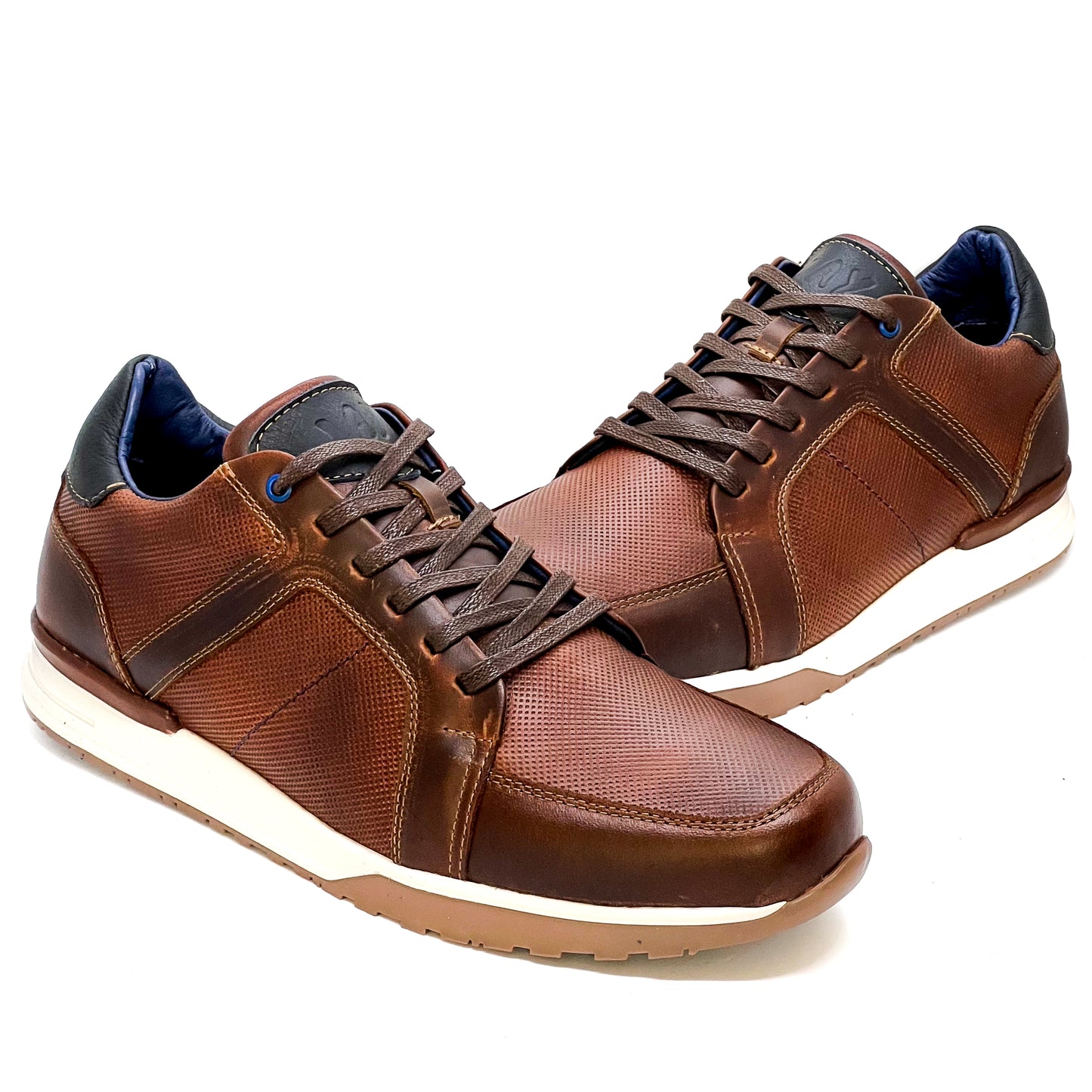 Sneakers Quin Cognac 100% Cuero