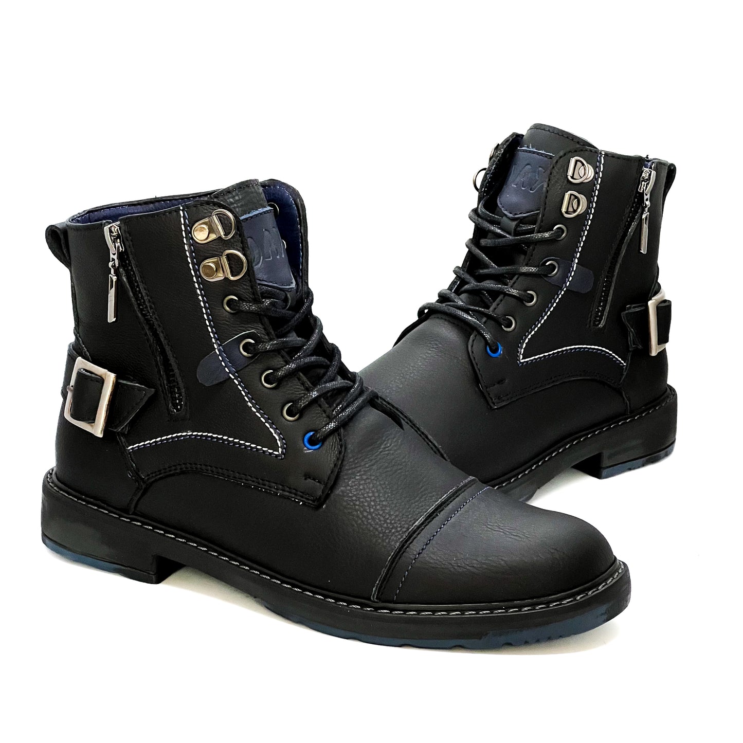 Botas Quin Negro Carbon, 100% Cuero