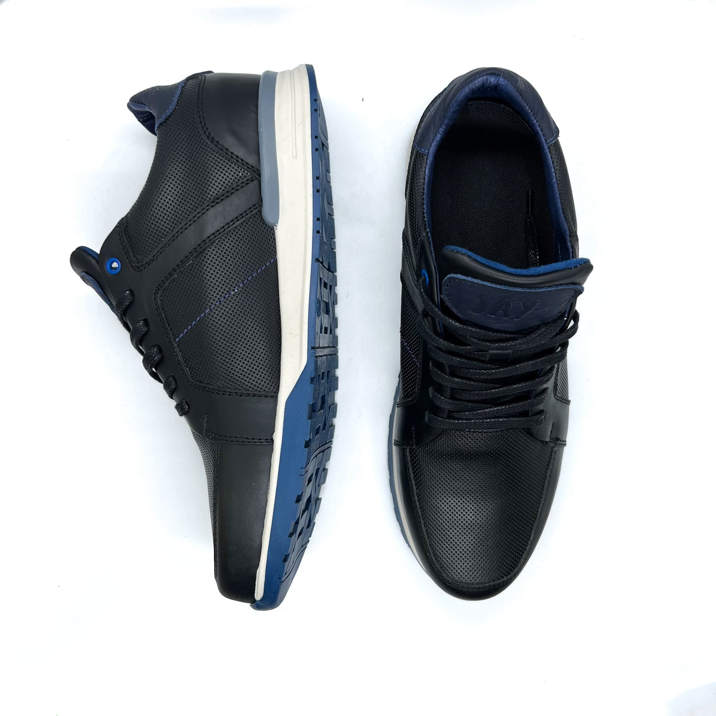 Sneakers Quin Negro 100% Cuero