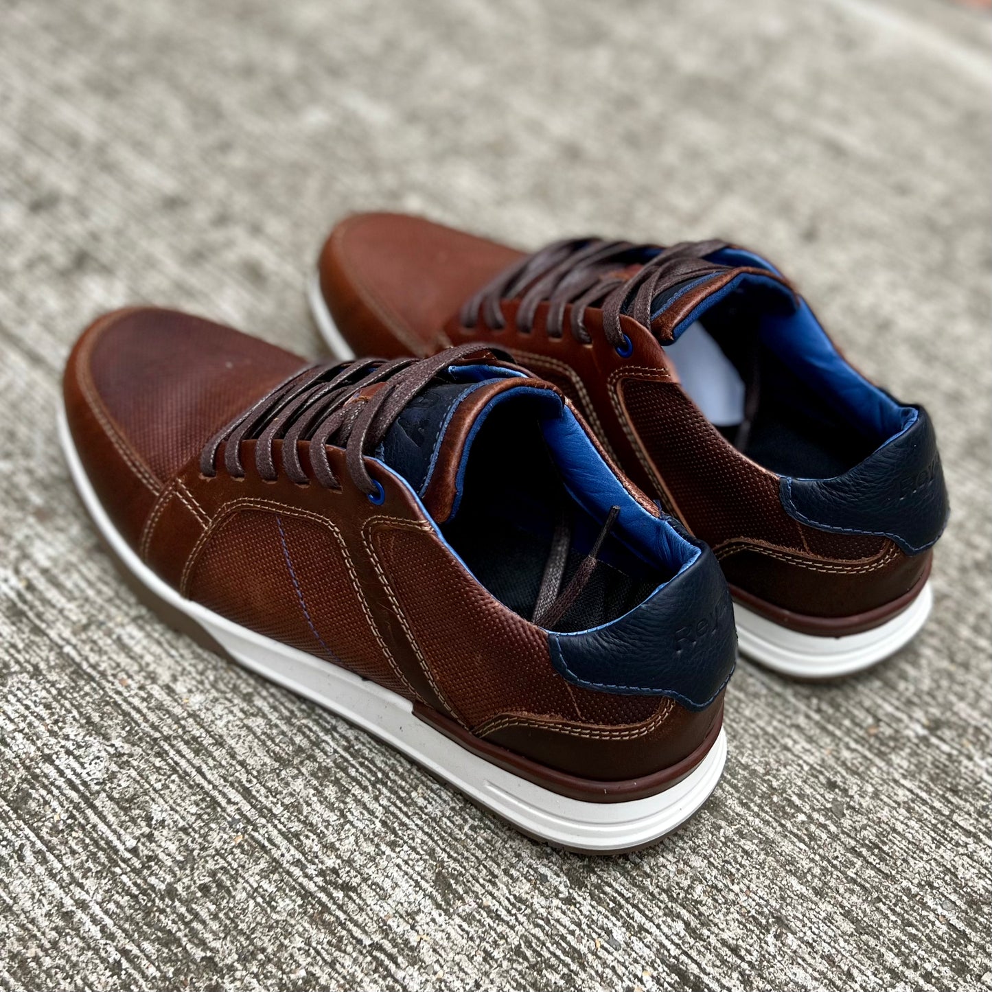 Sneakers Quin Cognac 100% Cuero