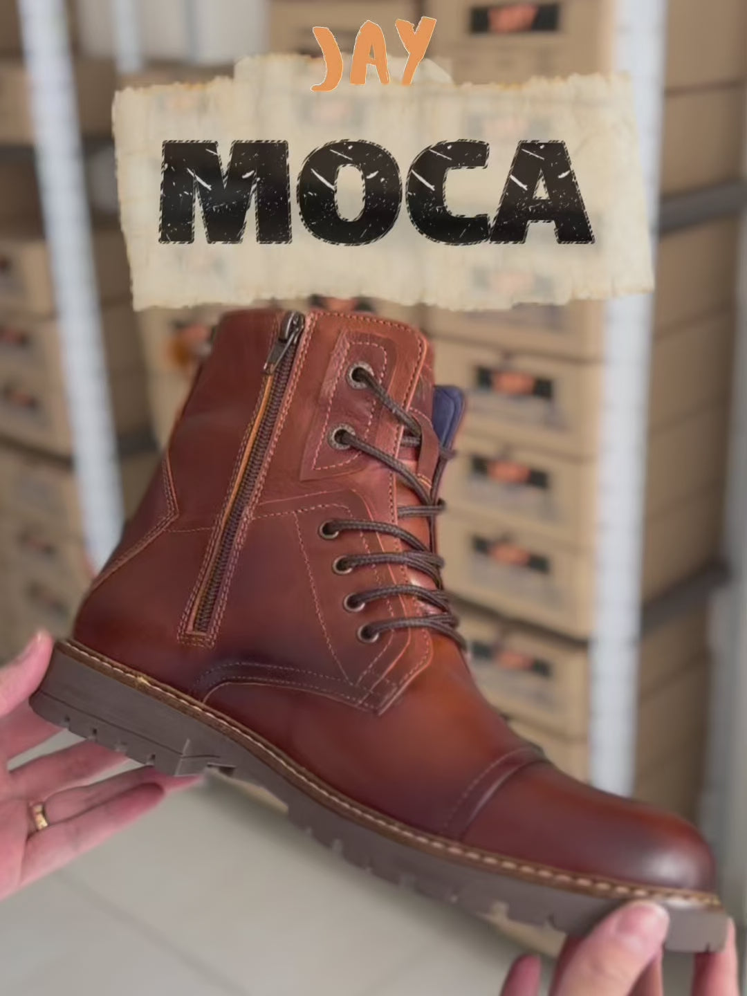 
                  
                    Cargar y reproducir el video en el visor de la galería, Café Moca - Cuero Engrasado
                  
                
